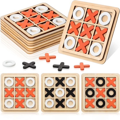 Mini Wooden Chess Game for Kids - Educational Puzzle