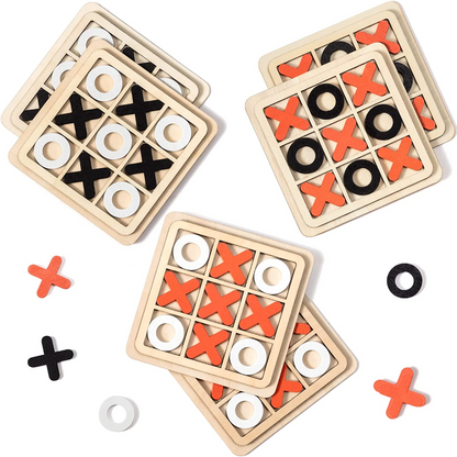 Mini Wooden Chess Game for Kids - Educational Puzzle